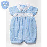 Boys Smocked Romper - Cars (A03176) (Baby Romper) Mansuri